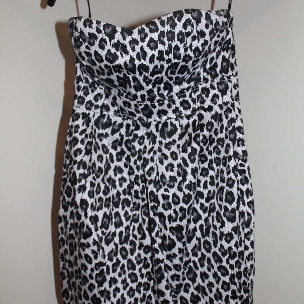 Cheetah Print Forever 21 Strapless Dress